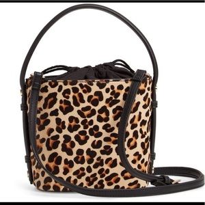 Topshop Samira Calf Hair Bucket Bag